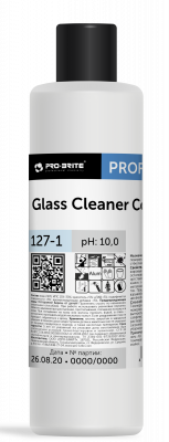 GLASS CLEANER CONCENTRATE, концентрированное моющее средство для стекол, Pro-brite