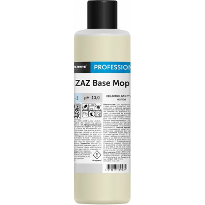 ZAZ Base Mop, гель для стирки мопов, салфеток, протирочного инвентаря и спецодежды, Pro-Brite