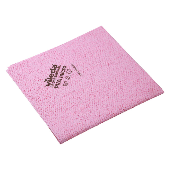 Салфетка для уборки PVA Micro, размер 35x38 см., Vileda (красный)